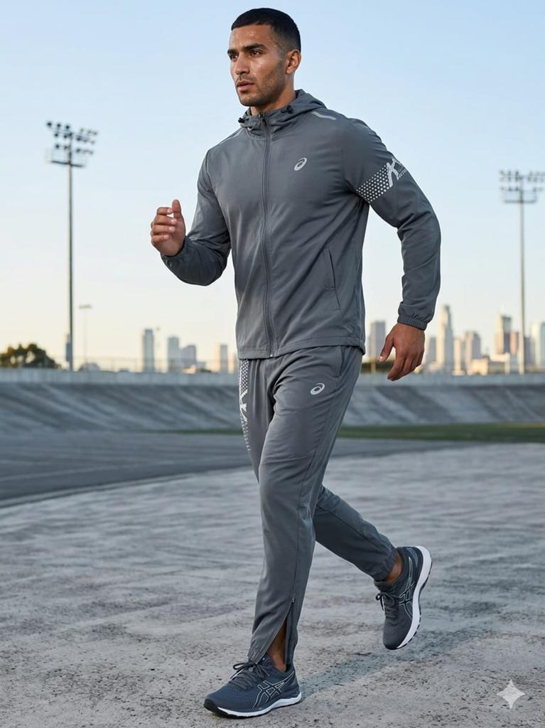 Asics Icon trainingspak grijs, Ophalen of Verzenden, Nieuw
