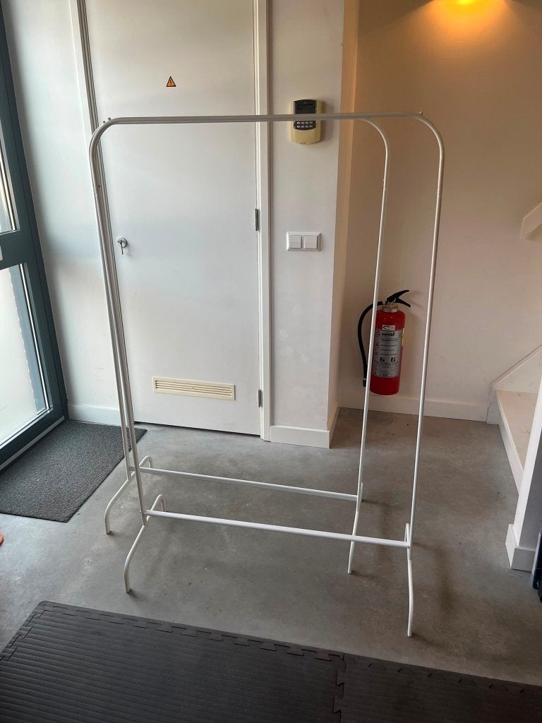 kledingrek ikea, Ophalen, Gebruikt