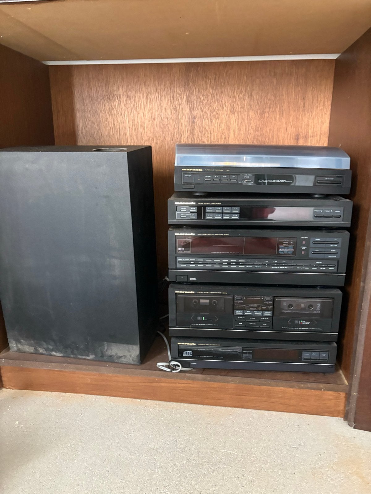 Marantz Stereo Set met Cassettedeck, CD-speler en Tuner, Gebruikt, Cassettedeck, Losse componenten, Ophalen