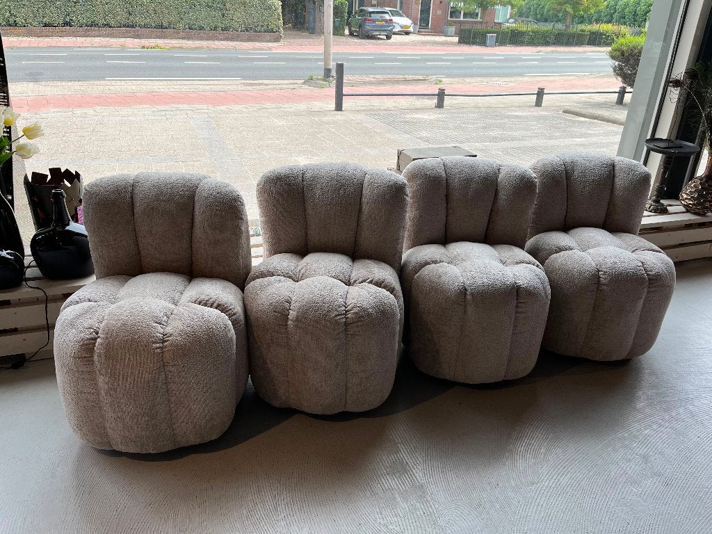 Eetkamerstoelen Liva set van 4, Ophalen, Overige kleuren, Nieuw, Vier