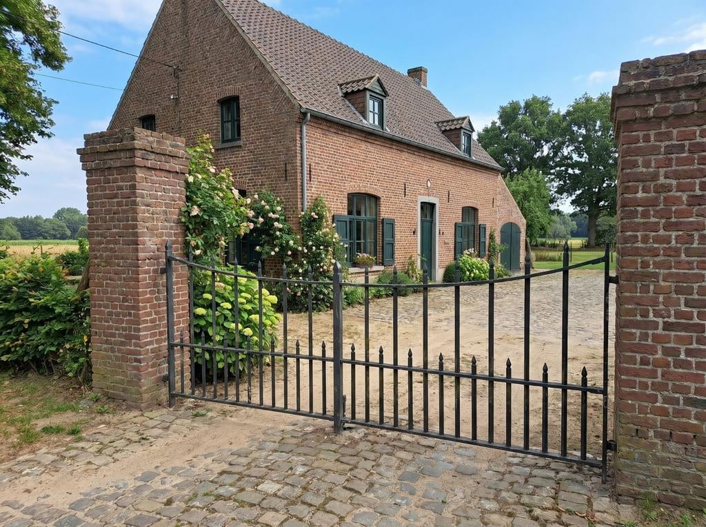 massief gesmede poort  hekwerk  tuinpoort, Ophalen