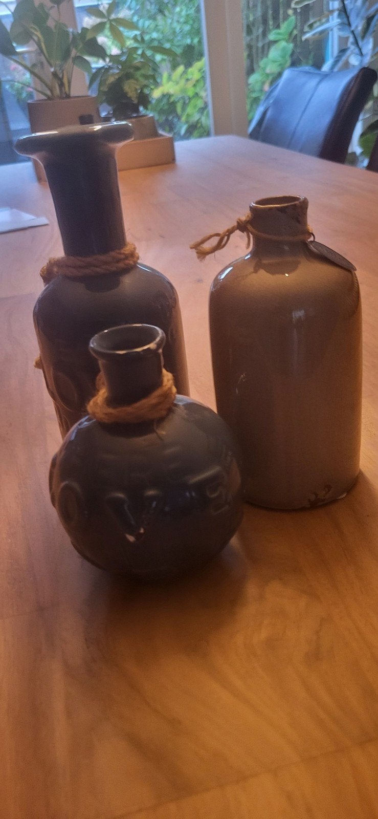 Set van 3 Riverdale vazen - decoratief en stijlvol, Ophalen, Beige