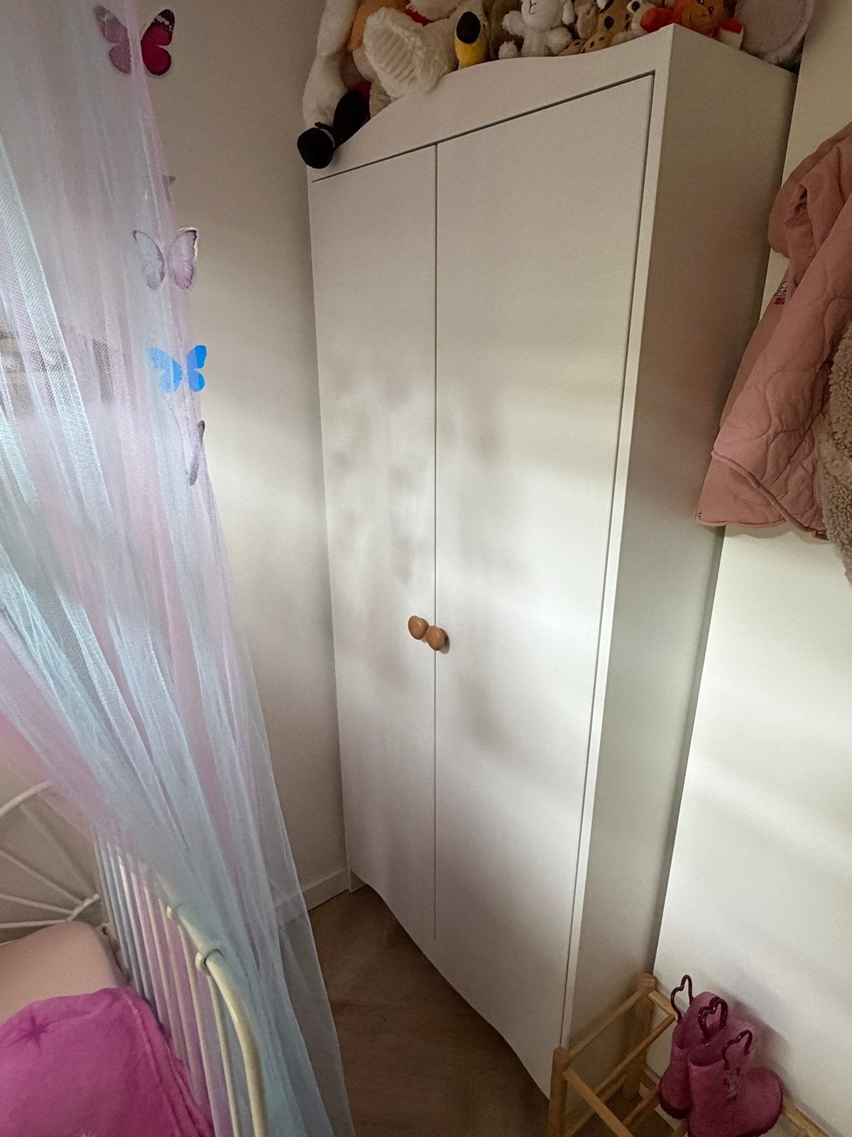 IKEA SMÅGÖRA Kledingkast Wit - Zo goed als nieuw, Ophalen, Kast, 105 cm of meer, Zo goed als nieuw