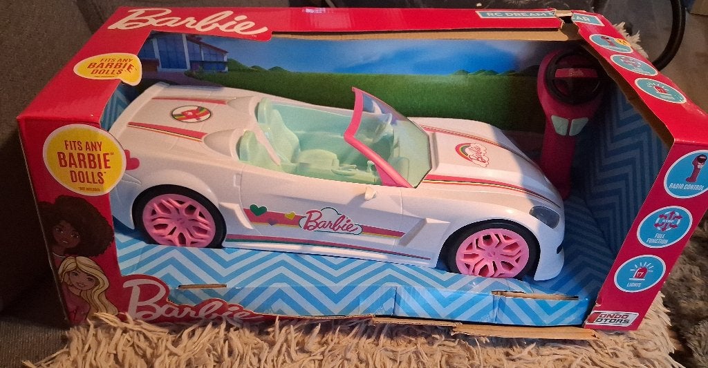 Super gave Barbie RC Dream Car limited edition Bestuurbaar, Ophalen of Verzenden, Nieuw, Barbie