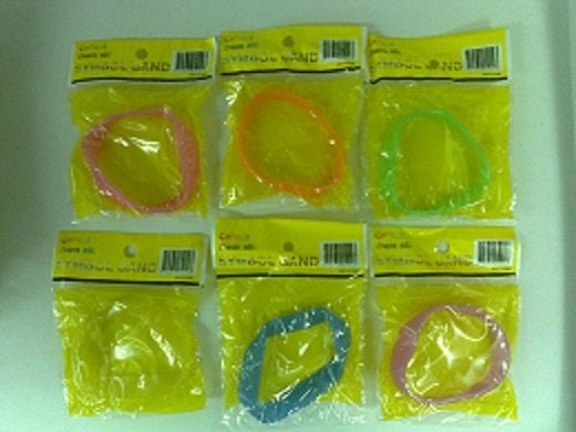 restpartij 360 silicone armbandjes in 6 kleuren, NIEUW!, Overige thema's, Overige typen, Nieuw, Meerkleurig