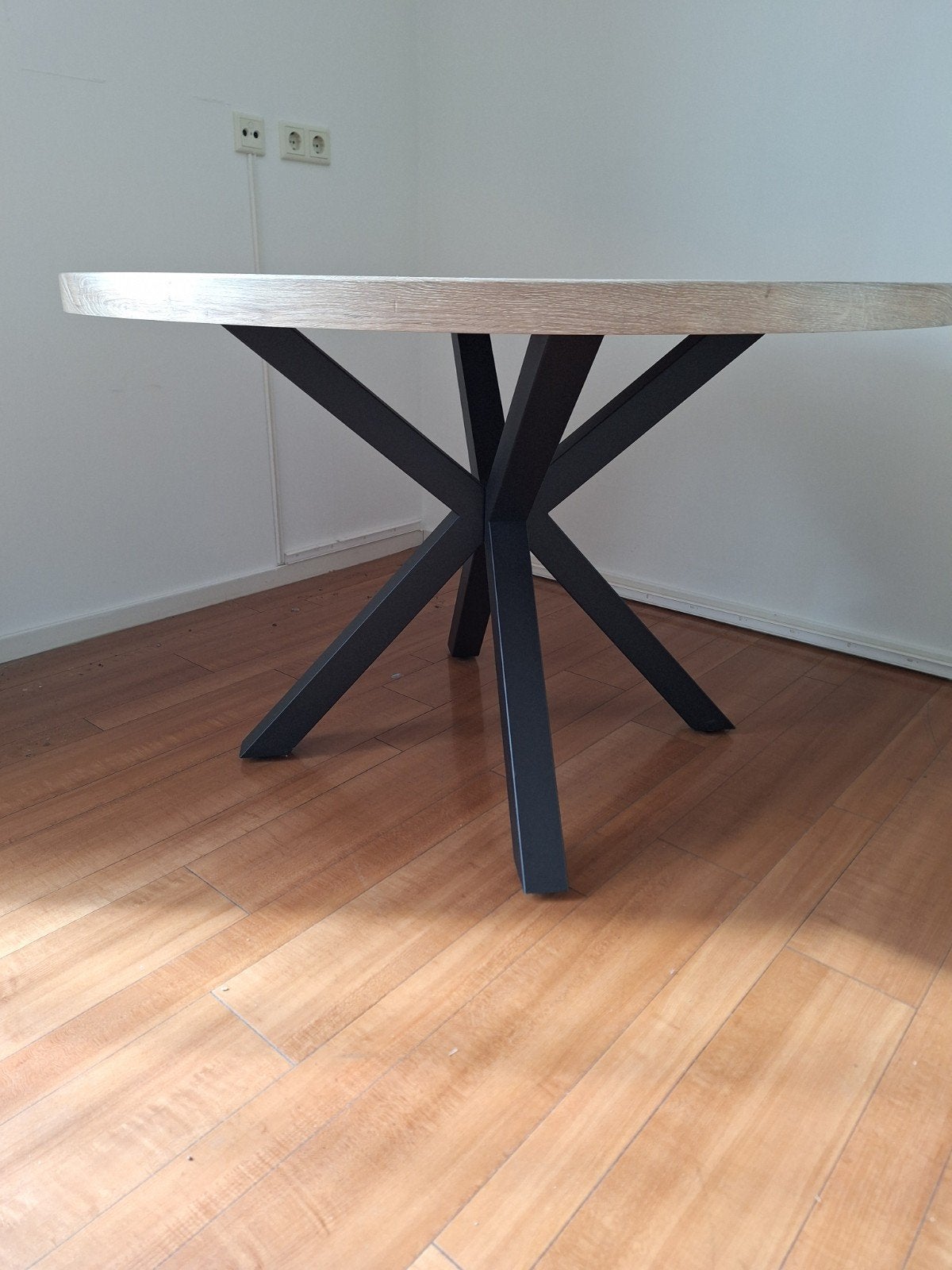 ronde eettafel zo goed als nieuw!, Ophalen, Rond, Zo goed als nieuw, 100 tot 150 cm