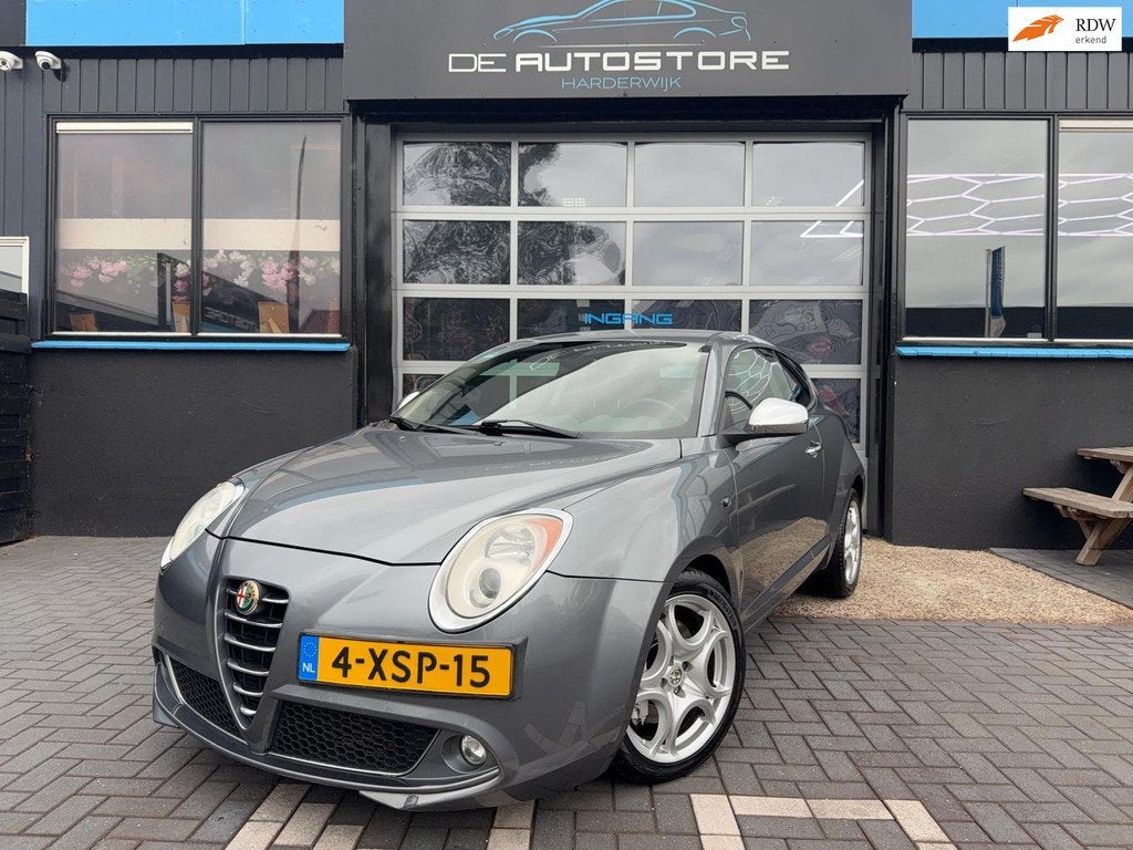 Alfa Romeo MiTo 1.4 T Grand turismo 155Pk turbo Airco Zeer n, Voorwielaandrijving, Euro 5, Gebruikt, Zwart