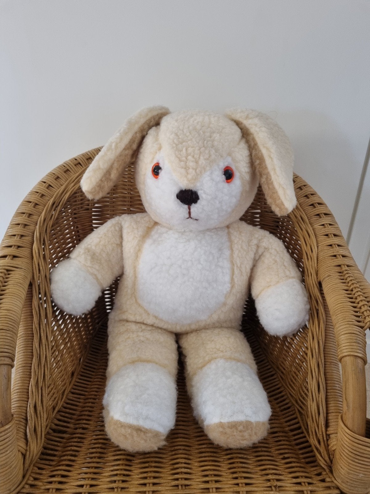Vintage knuffel konijn, Kinderen en Baby's, Speelgoed | Knuffels en Pluche, Gebruikt, Konijn, Ophalen of Verzenden