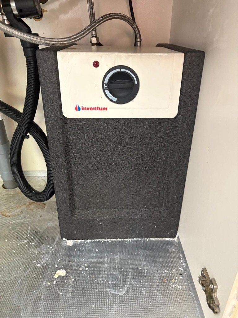 Inventum Q10 10 l keukenboiler, Ophalen, Gebruikt, Boiler, 6 t/m 10 jaar oud
