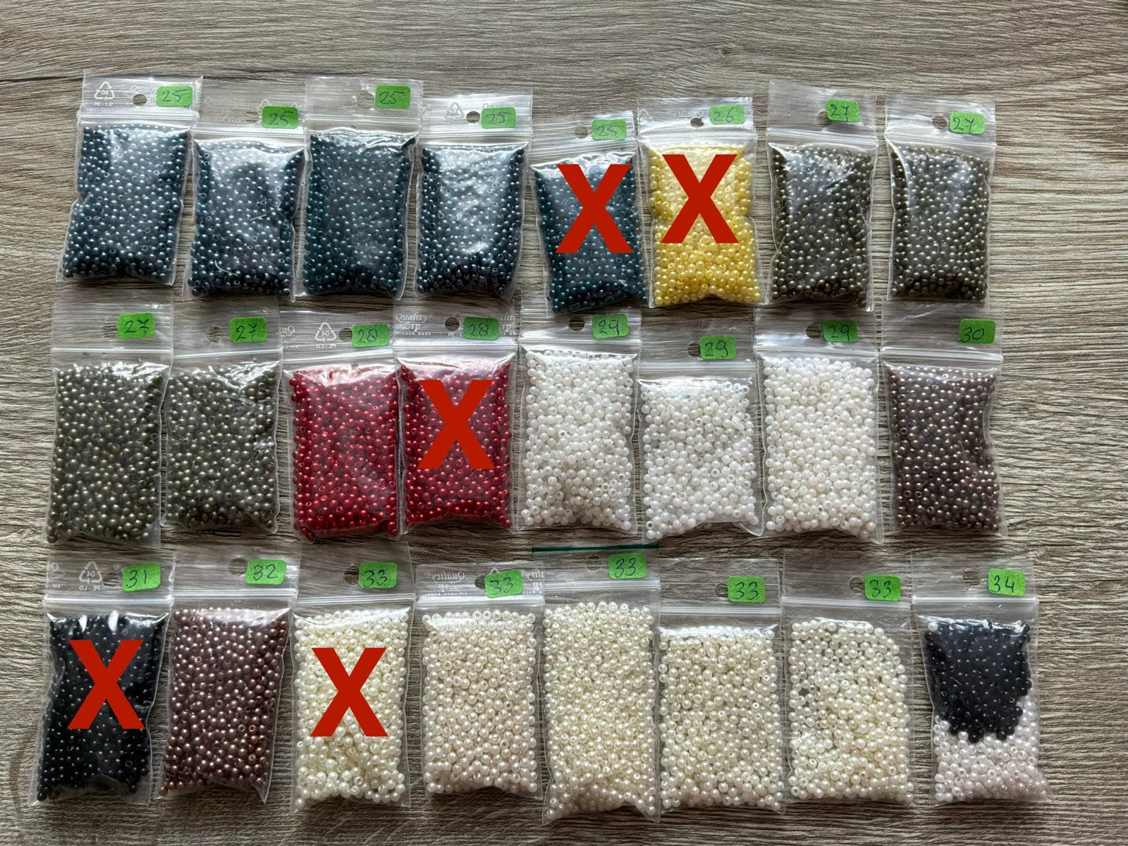 Diverse zakjes met kralen voor sieraden maken, Ophalen, Nieuw, Kraal