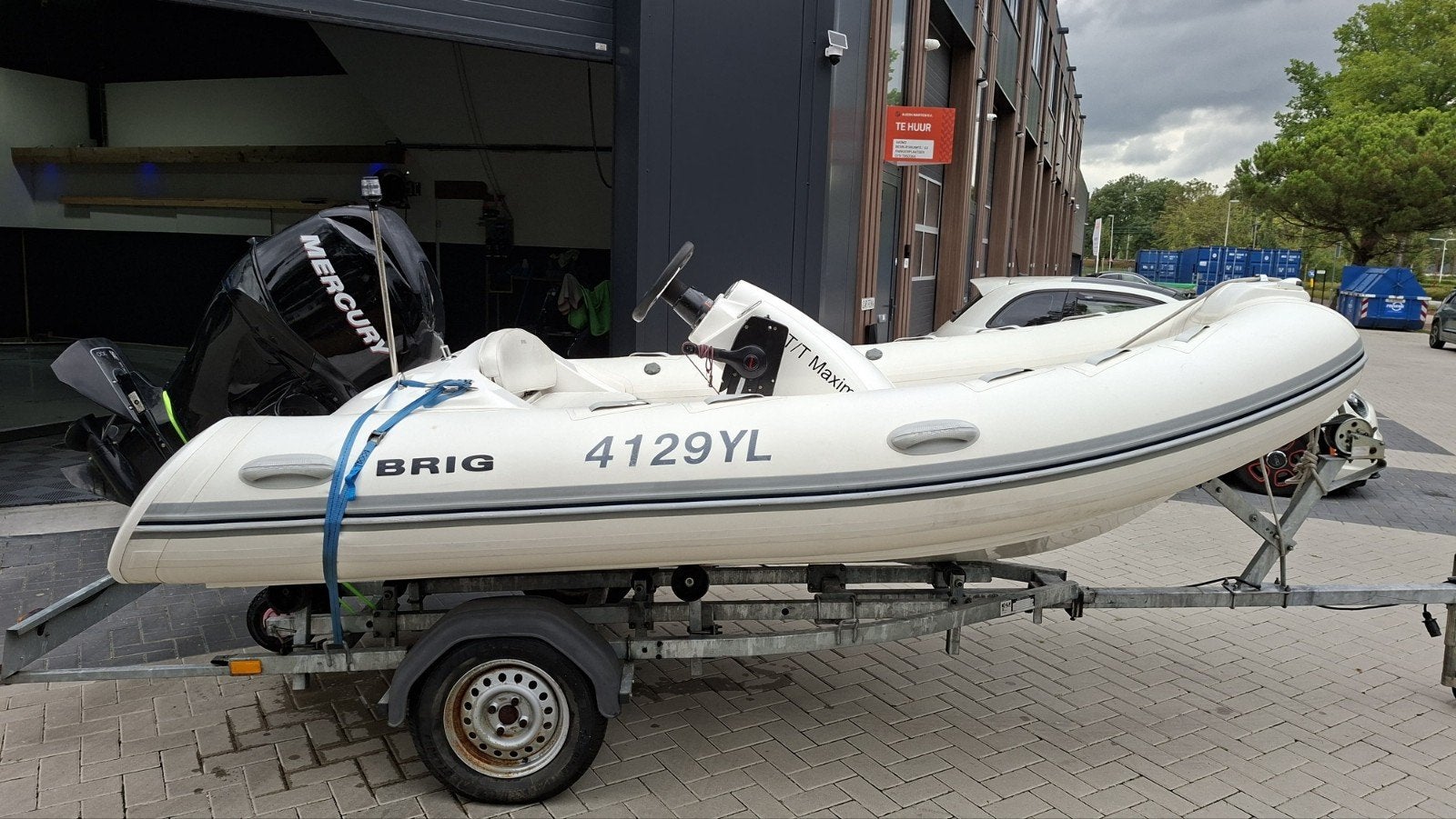 Super set, Brig Eagle 380 + 50pk Mercury 4 takt + trailer, Navigatieverlichting, Brig, Zo goed als nieuw, 50 pk