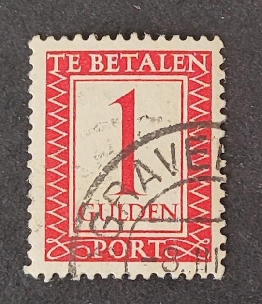 nederland nvph p105, port 105, Postzegels en Munten, Postzegels | Nederland, Verzenden, T/m 1940, Gestempeld