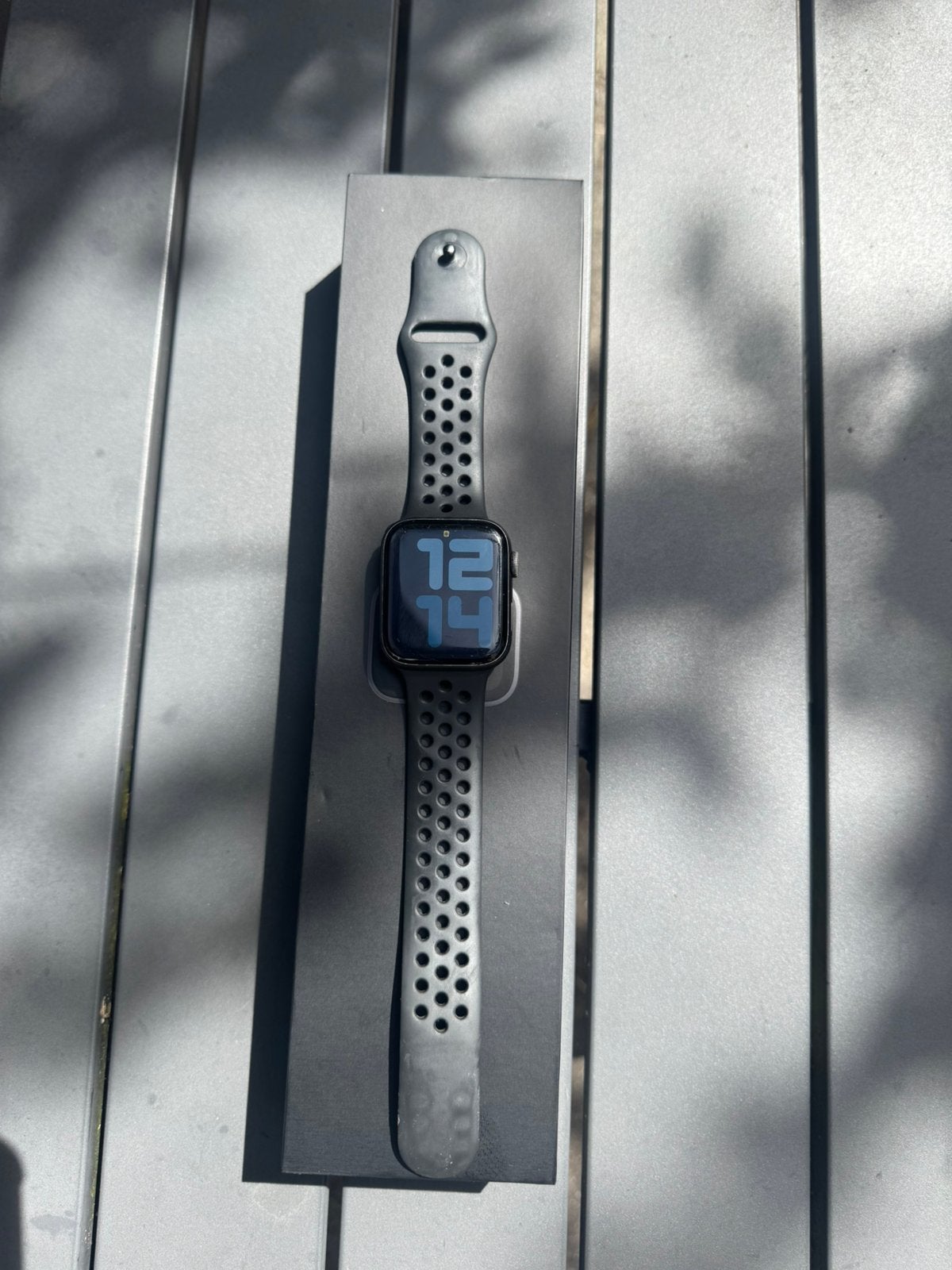 Apple Watch Nike S5 - 44mm Sport band, Ophalen, Zo goed als nieuw, Zwart, IOS