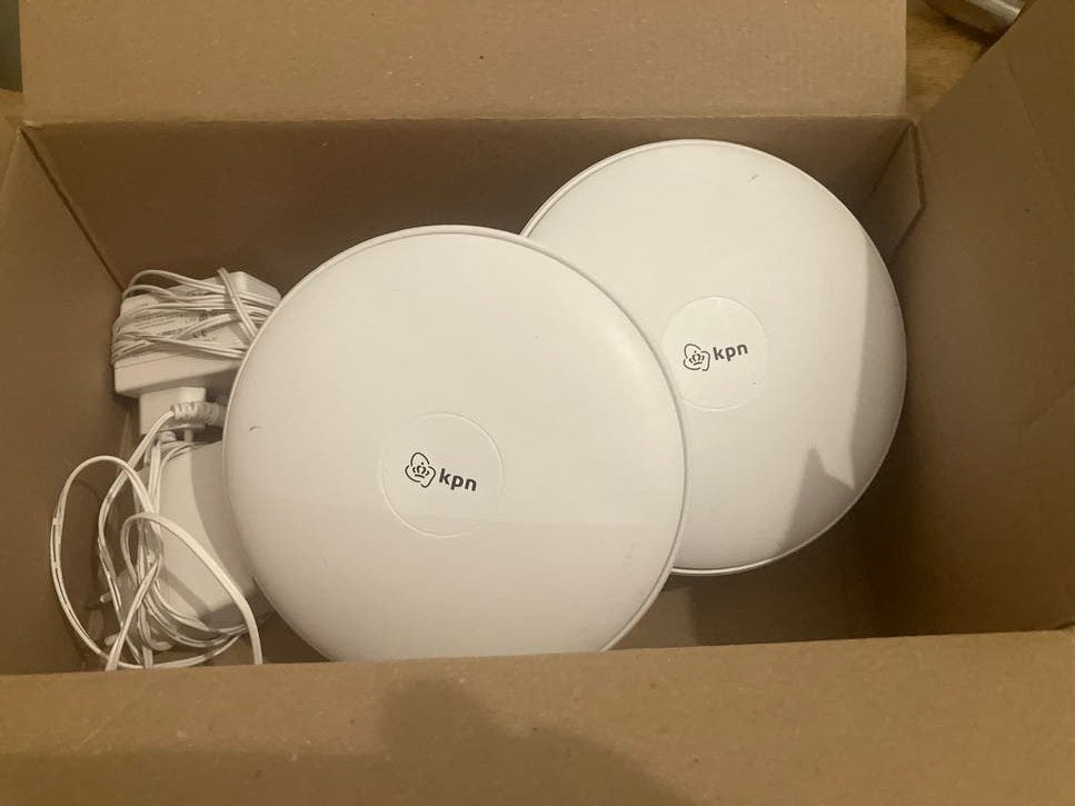 KPN SuperWifi punten (2 stuks), Ophalen of Verzenden, Gebruikt, Router
