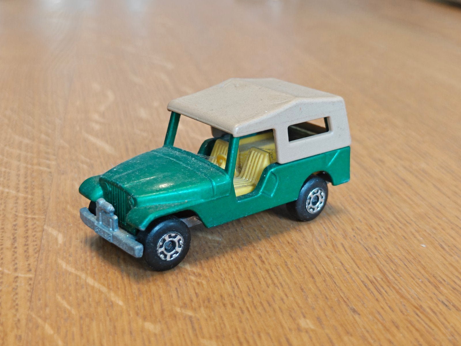 Matchbox JEEP CJ 6 GROEN, Ophalen of Verzenden, Zo goed als nieuw, Auto