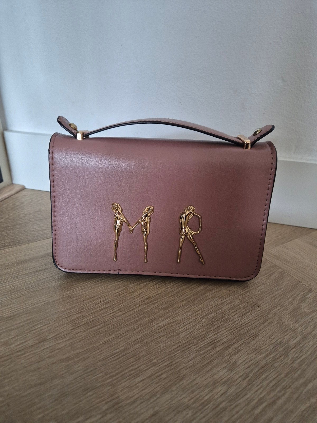 Mooie oud roze schoudertas maison runway, Ophalen of Verzenden, Zo goed als nieuw, Roze, Overige merken