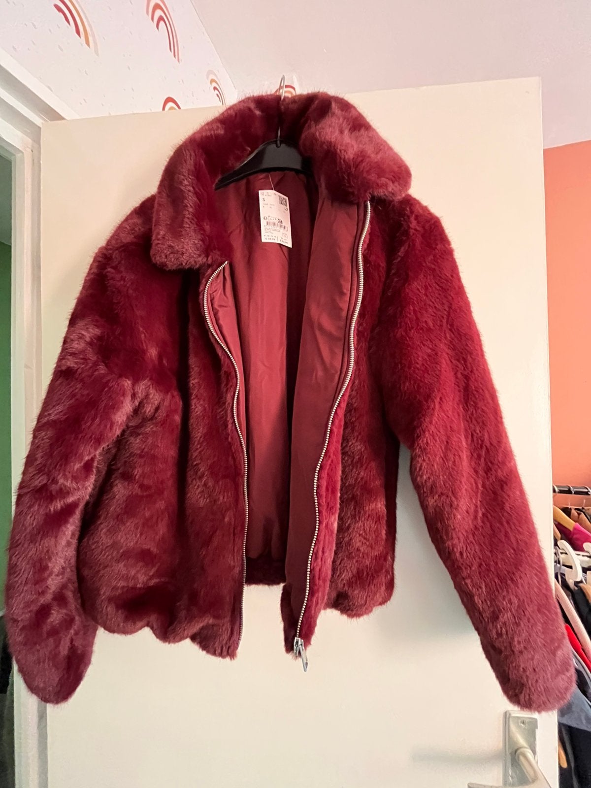 Hema bont jasje helemaal nieuw !, Kleding | Dames, Ophalen, Nieuw, Maat 36 (S), Rood