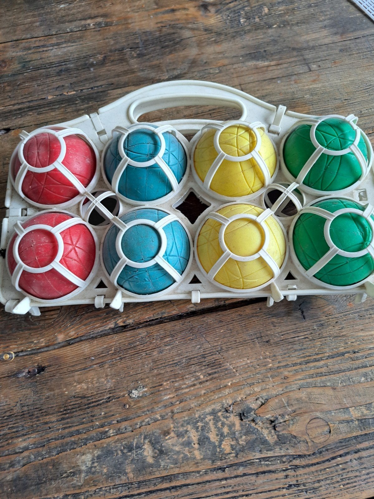 vintage jeu de boules ballen, Ophalen of Verzenden