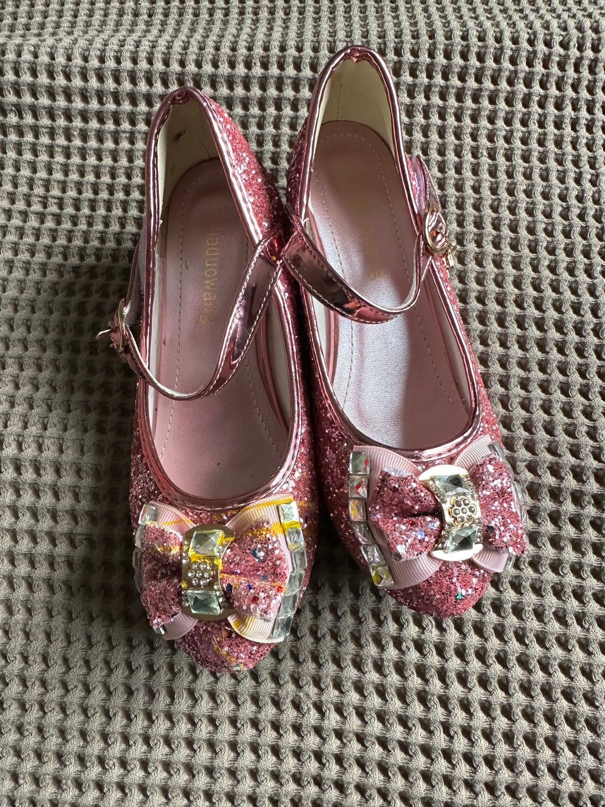 Roze glitter prinsessenschoenen voor meisjes, Ophalen, Gebruikt, Meisje, Schoenen