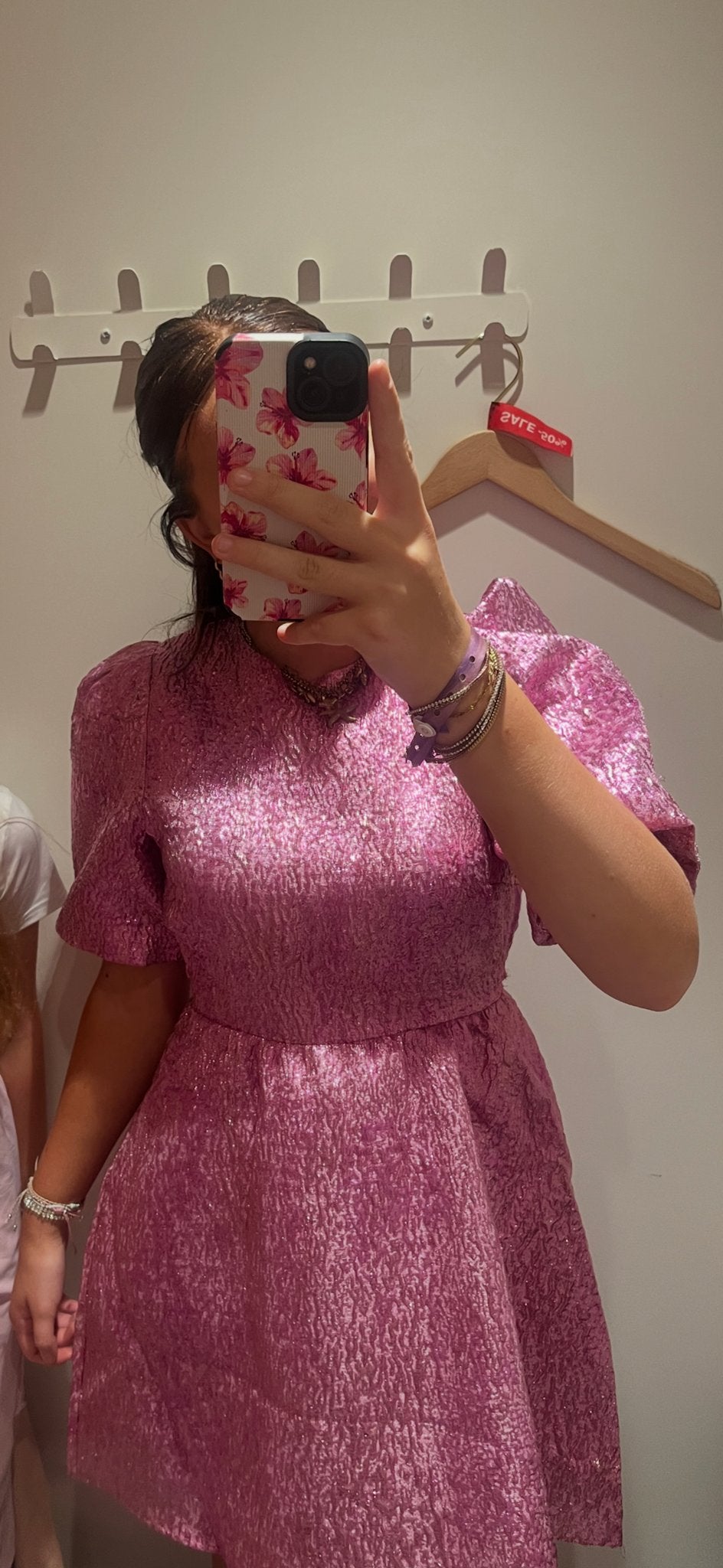 My Jewellery jurkje glitter roze, Ophalen, Zo goed als nieuw, Roze, Boven de knie