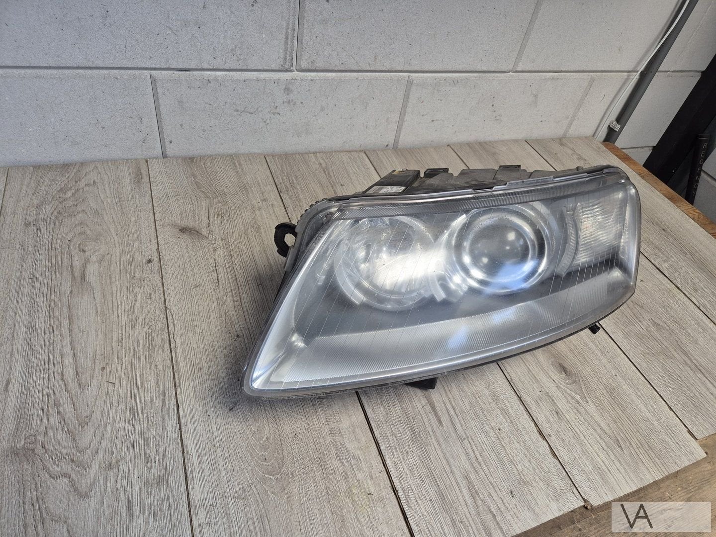 Koplamp links XENON + bochtlicht Audi A6 04 - 09 4f0941029bb, Gebruikt, -, -, -