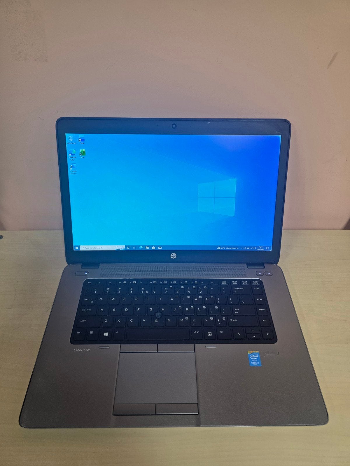 HP EliteBook 850 - i7-4600U - 8GB - 240GB SSD - Office 2024, Computers en Software, Met videokaart, 2 tot 3 Ghz, 8 GB, 240GB SSD