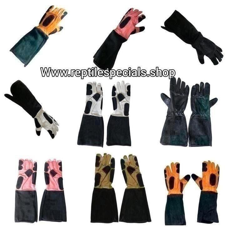 17.  Reptile Specials Leren Handschoenen, gloves, Dieren en Toebehoren, Ophalen of Verzenden, Nieuw, Overige typen