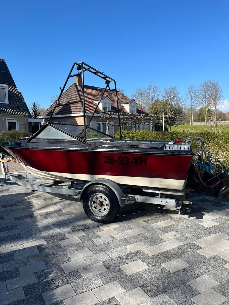 Browing malibu speedboot 140pk mercruiser inboard trailer, Binnenboordmotor, 120 tot 200 pk, Ophalen of Verzenden, Polyester