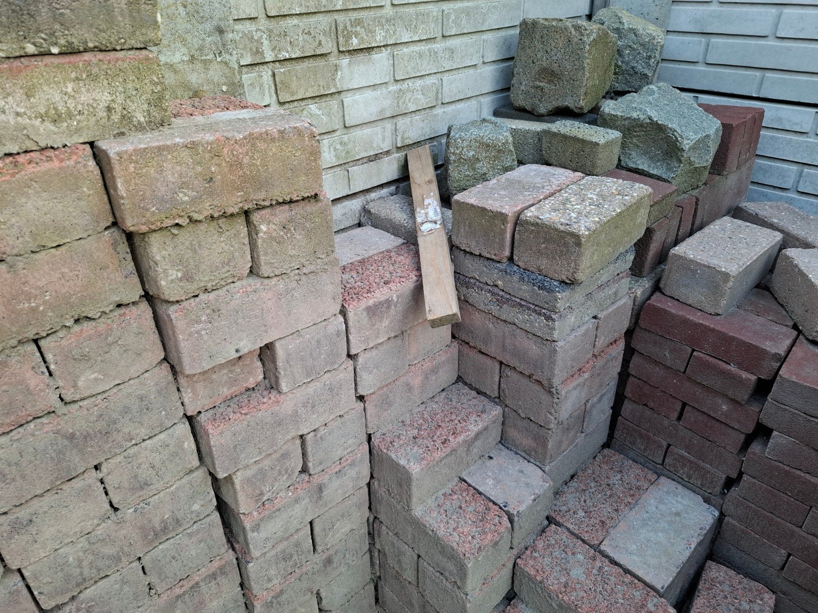 Party straatstenen, Ophalen, Beton, Klinkers