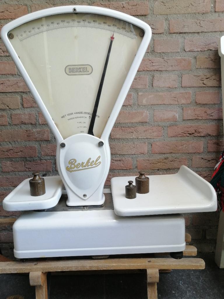 Weegschaal Berkel, Ophalen, Zo goed als nieuw, Rechthoekig, Overige materialen