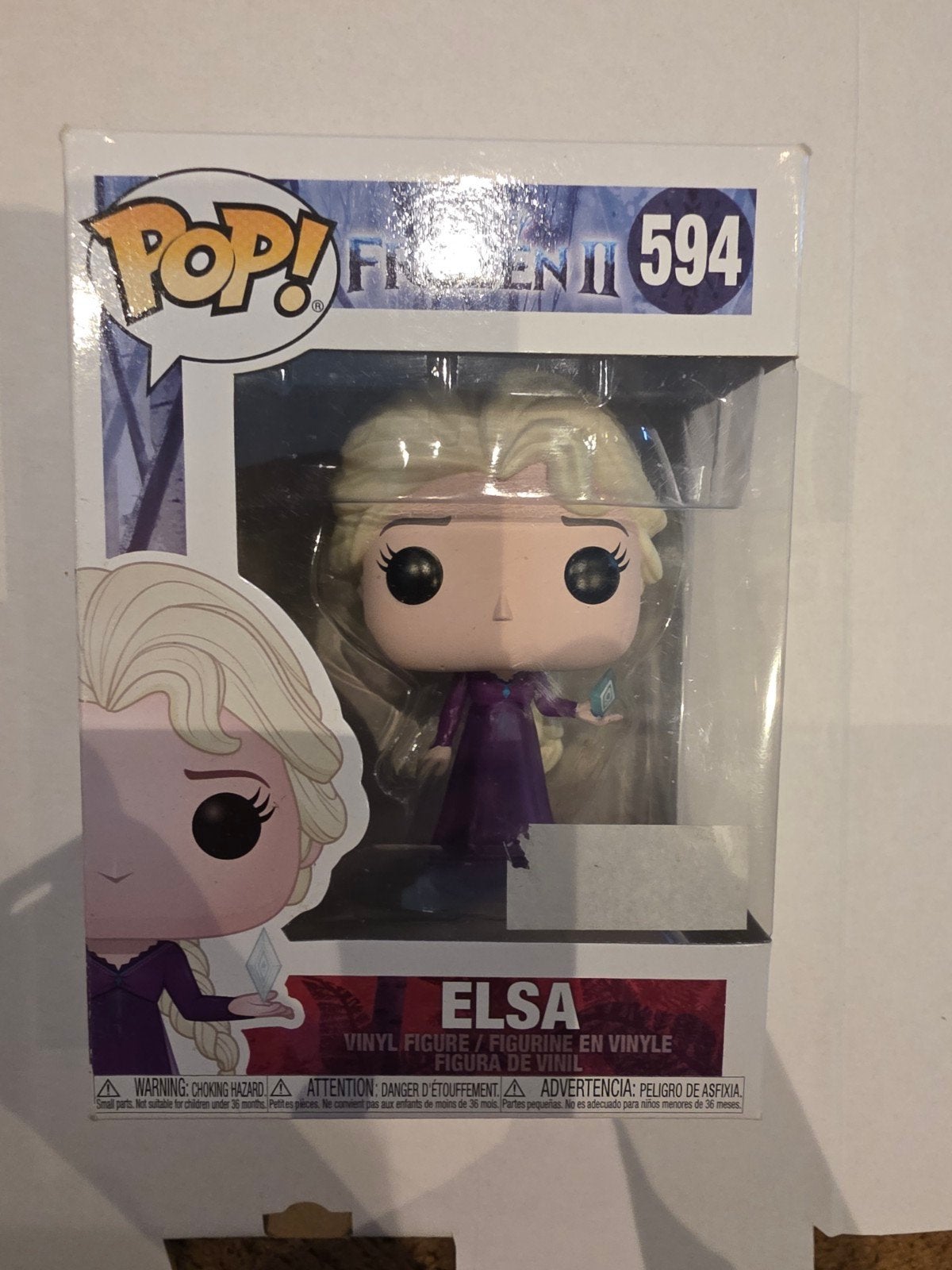 Funko Frozen 2 #594 - Elsa Exclusive zonder sticker), Ophalen of Verzenden, Zo goed als nieuw