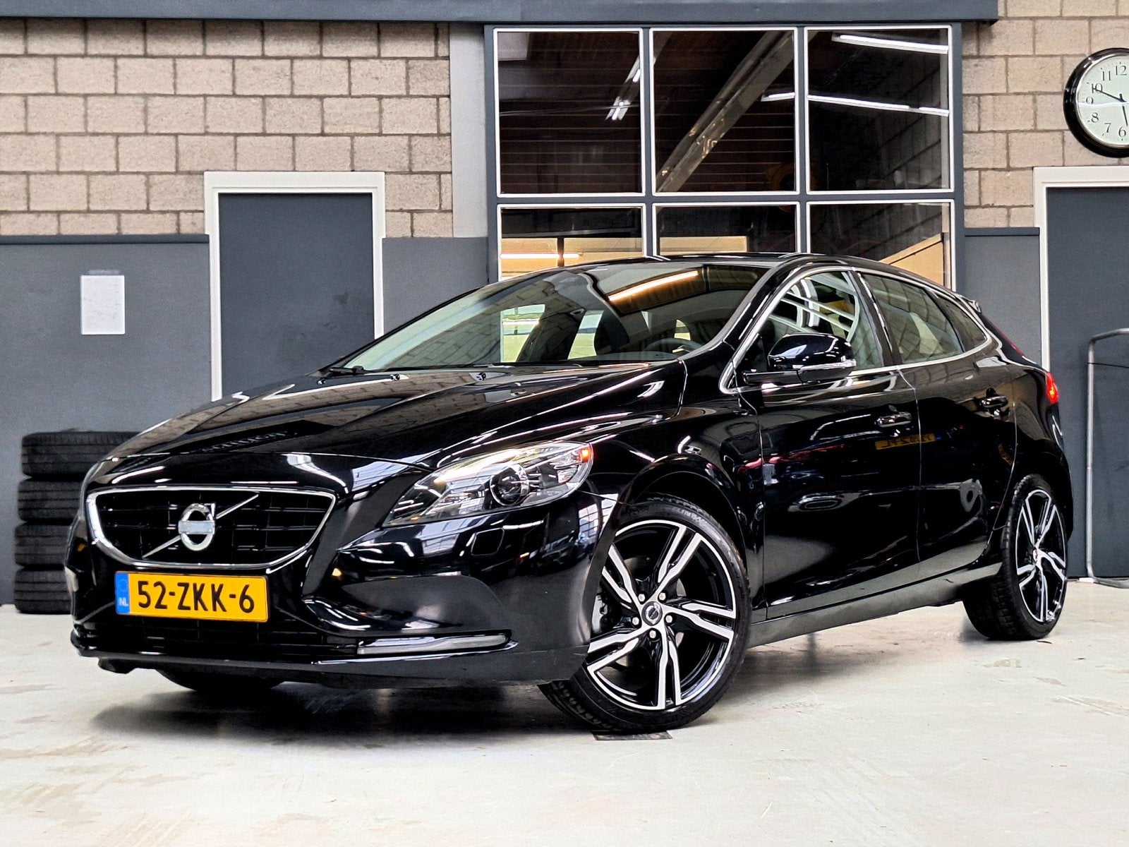 Volvo V40 1.6 T4 180PK, Auto's, 1596 cc, Stof, Zwart, 4 cilinders