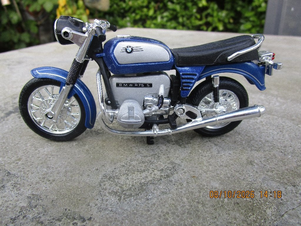 BMW R75/5  Welly 1:18, Ophalen of Verzenden, Gebruikt, Welly