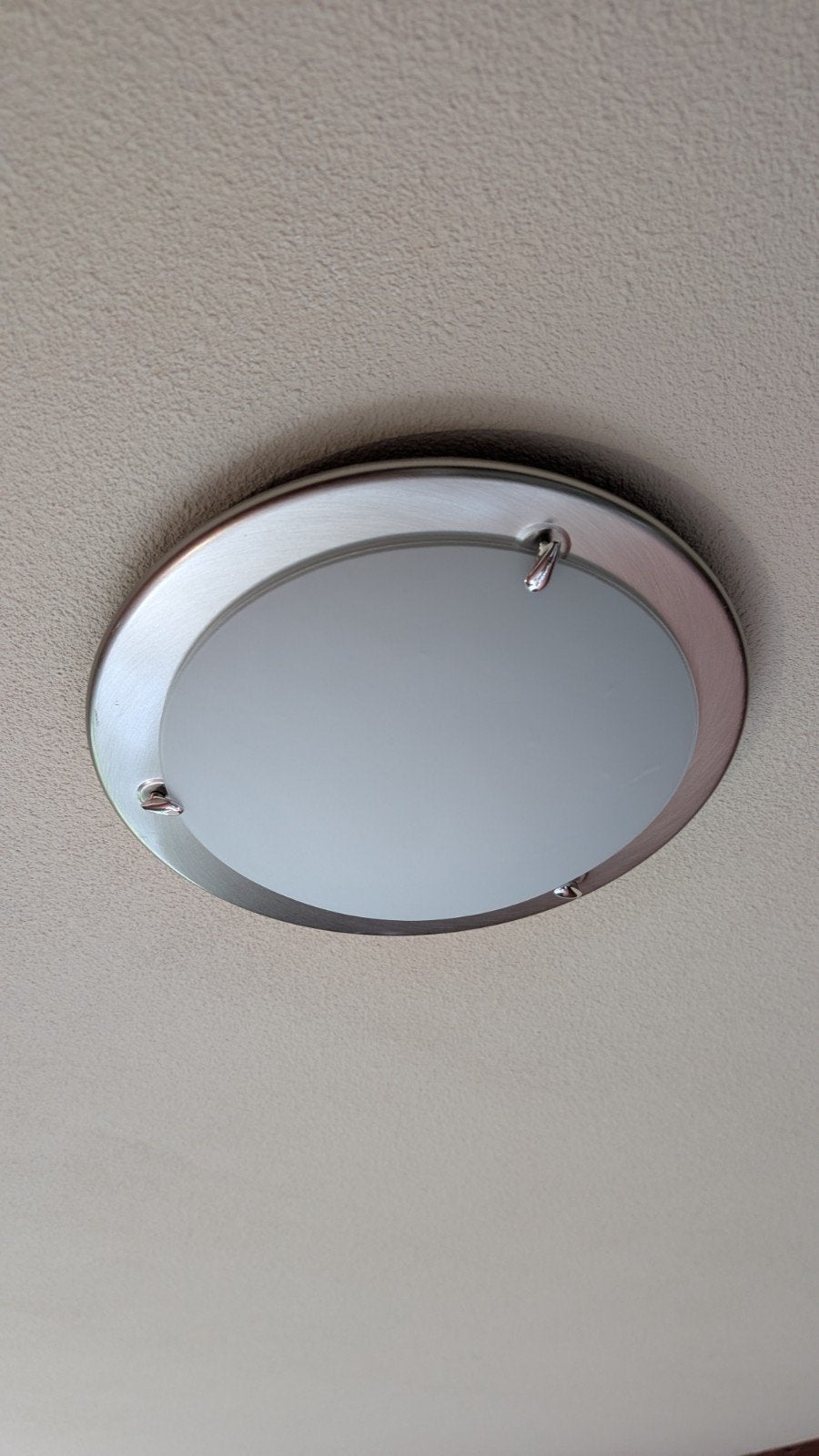 Plafonnière, Ophalen, Zo goed als nieuw, Plafondlamp, Glas