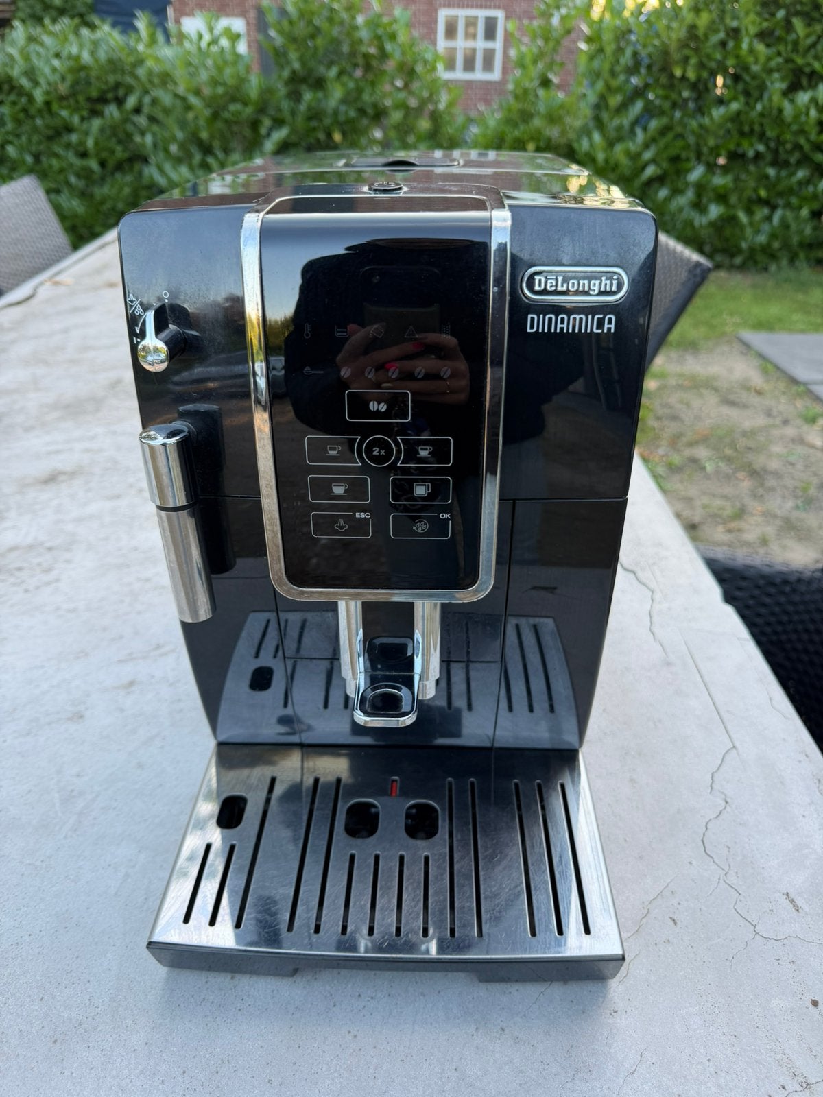 Super fijne Delonghi dinamica, Ophalen of Verzenden, Zo goed als nieuw, Koffiemachine