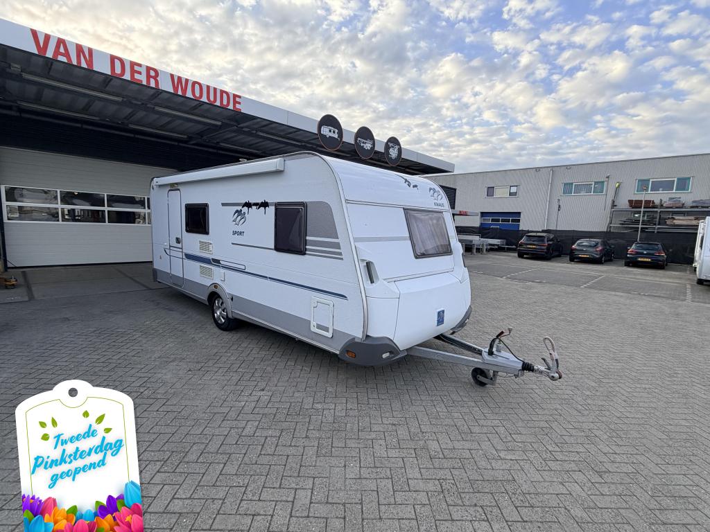 Knaus Sport 500 QDK Gezinscaravan stapelbed, Caravans en Kamperen, Overige typen, 5 tot 6 meter, Knaus, Tot en met 5