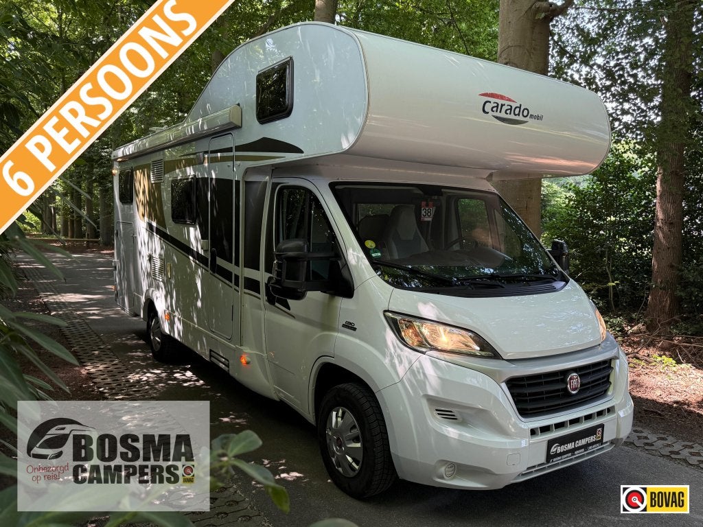 Carado A 700 Alkoof 77000 km Airco Levelsysteem 6 persoons, Caravans en Kamperen, Campers, Standaard zit, Alkoof, Ringverwarming