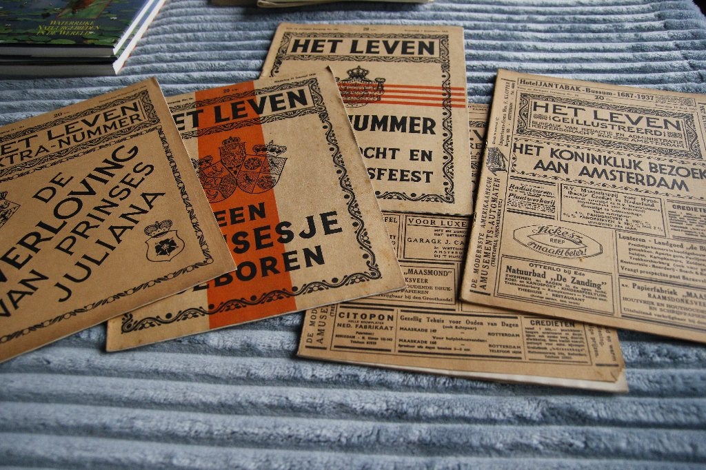 5 x tijdschrift "Het leven"  Koningshuis, Ophalen of Verzenden, Gelezen