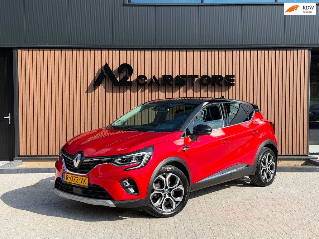 Renault Captur 1.6 E-Tech Plug-in Hybrid 160 Intens CAMERA, Auto's, Renault, Gebruikt, 4 cilinders, Leder en Stof, Plug-in hybride