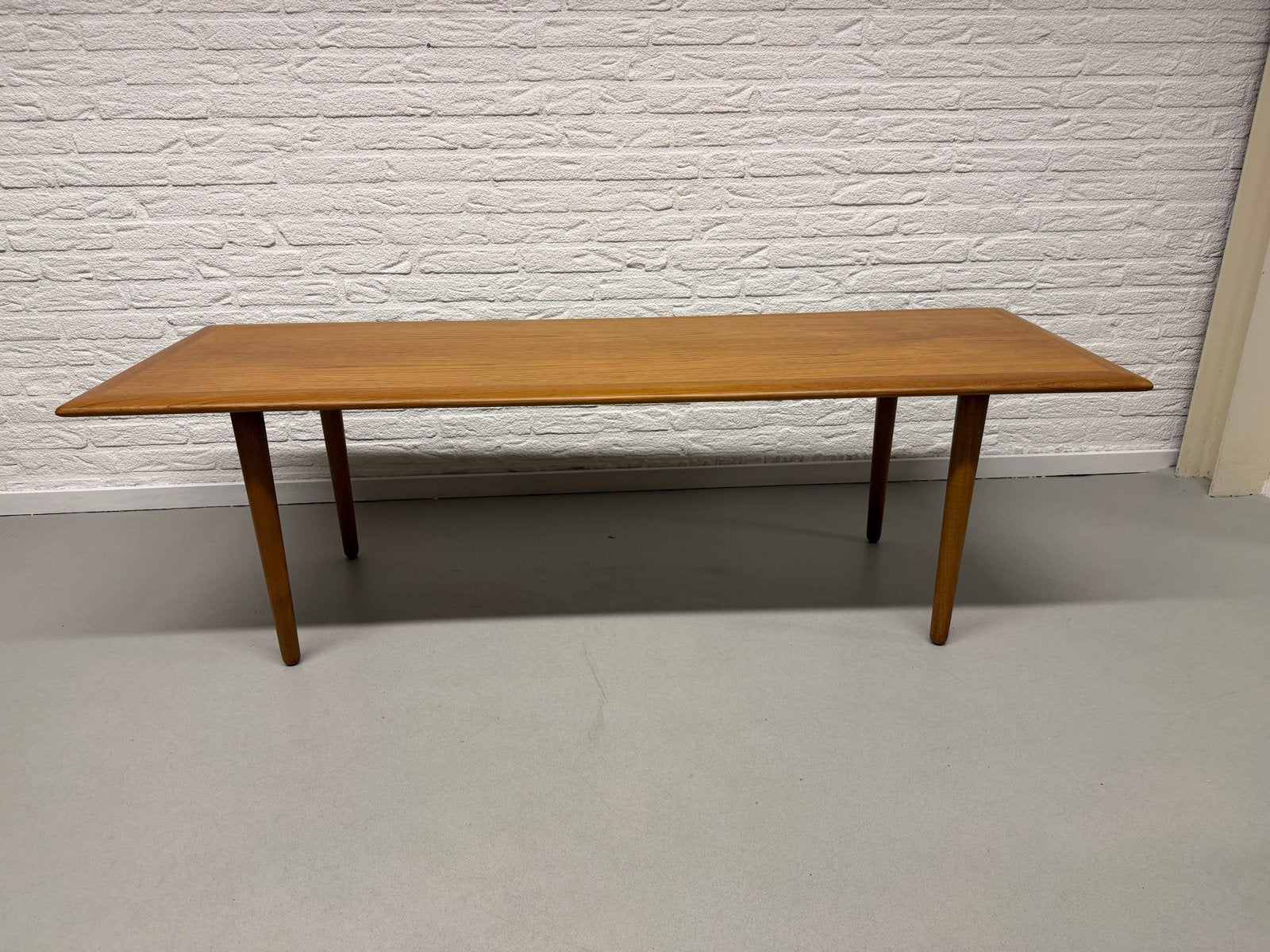 Frem Røjle Mid-Century Modern Salontafel Teak, Gebruikt, 50 tot 100 cm, 150 tot 200 cm, Teakhout