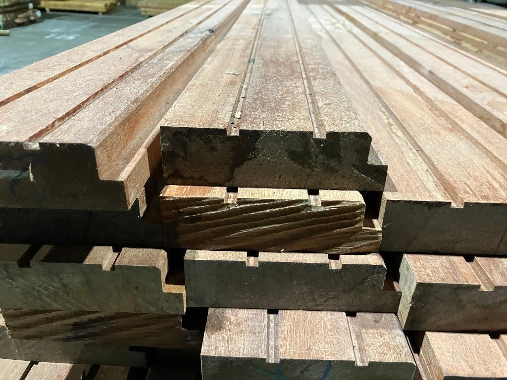 Hardhout-Massaranduba–planken–vlonderplanken-terrasplanken, Tuin en Terras, Terrasdelen en Vlonders, Ophalen, Nieuw, Hout