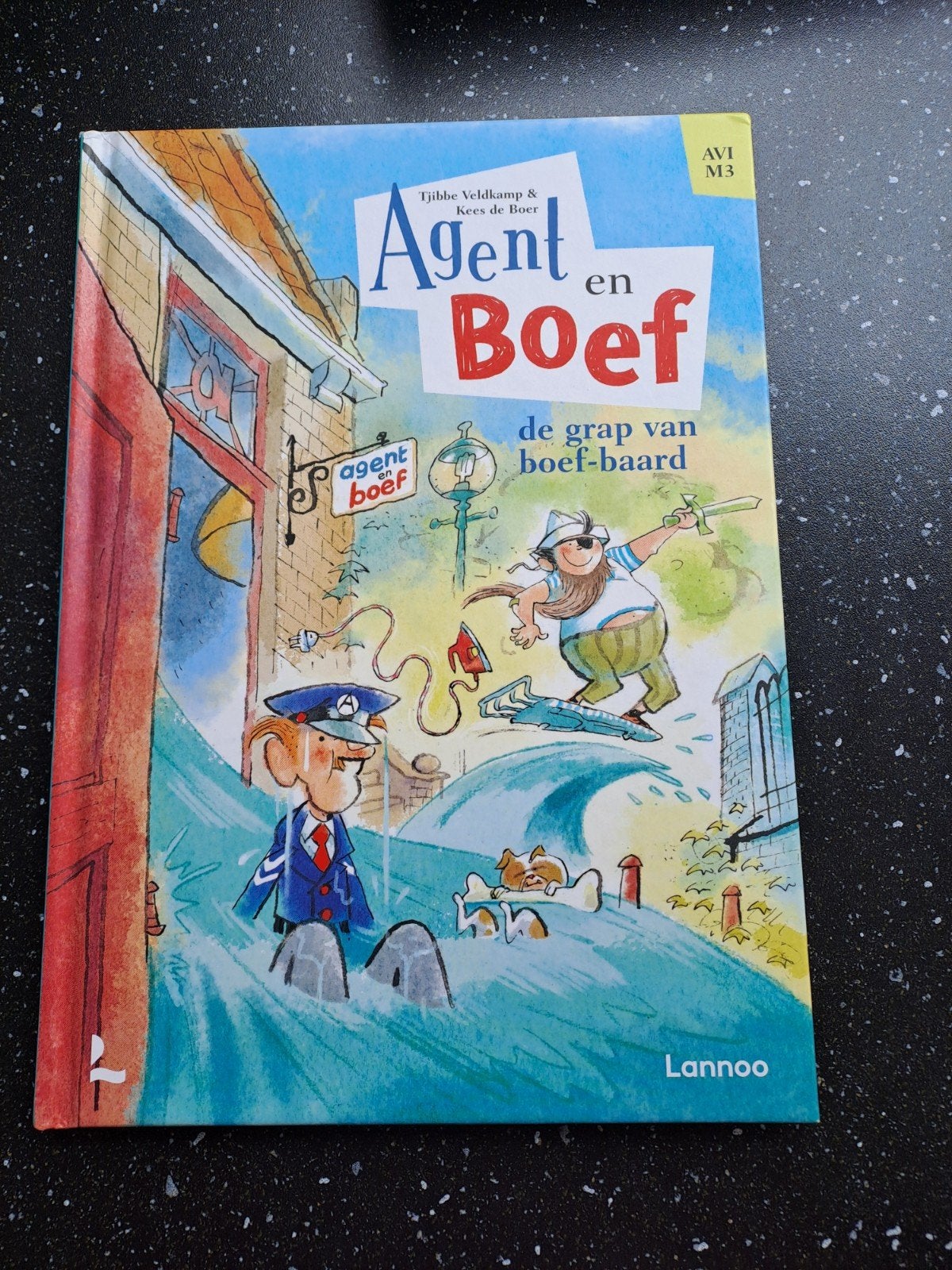 Boek Agent en Boef; de grap van boef-baard, Ophalen of Verzenden, Gelezen, Tjibbe Veldkamp & Kees de Boer, Fictie algemeen