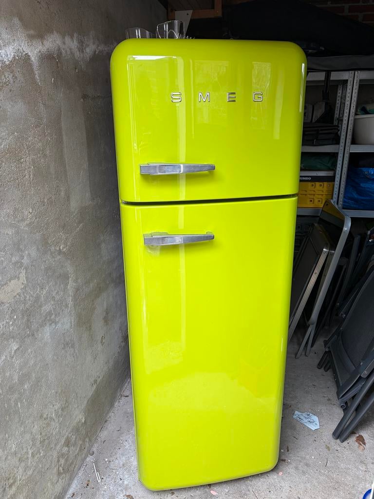 SMEG koel/vriescombinatie, Ophalen, Gebruikt, 200 liter of meer, 60 cm of meer