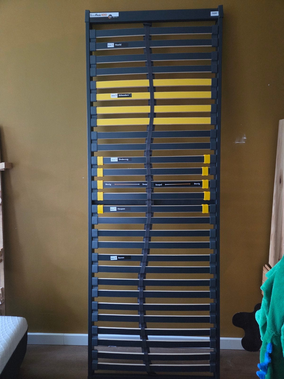 Bossflex 400 lattenbodem 70x200 cm, Ophalen, Gebruikt, Bedbodem, 200 cm