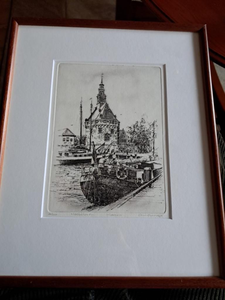 Ets van Albertus Wieringa, Antiek en Kunst, Ophalen