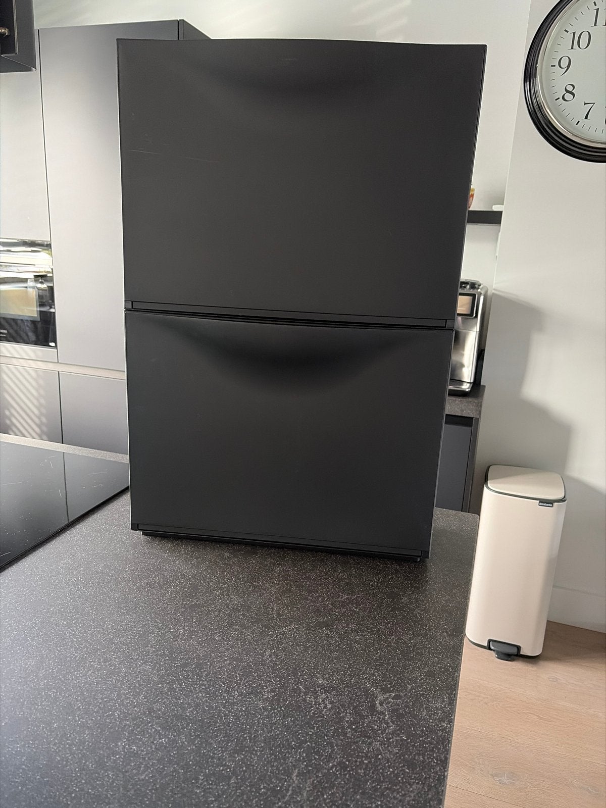 IKEA TRONES Schoenenkast/Opberger - Zwart (2 stuks), Ophalen, Zo goed als nieuw