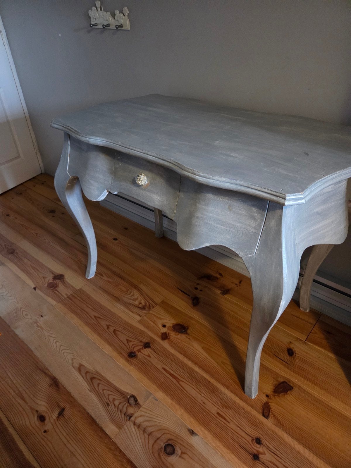 antiek look bureau met lade, Ophalen, Gebruikt, 100 tot 150 cm, Tot twee personen