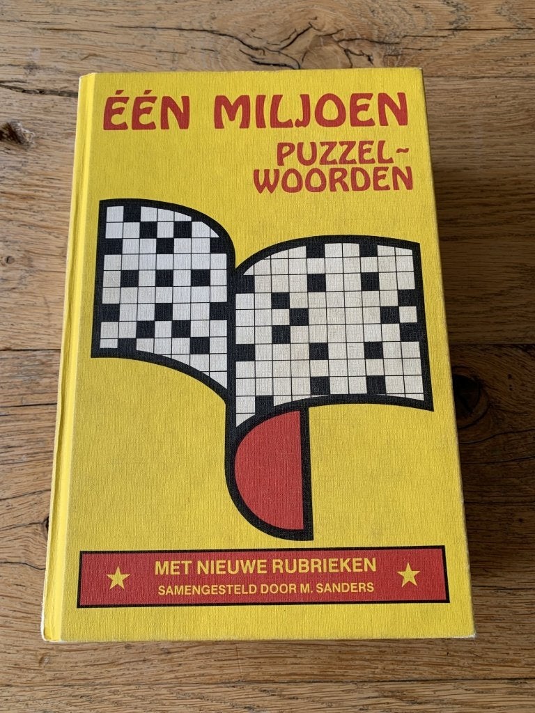 Puzzelwoordenboek 1 miljoen woorden, Ophalen of Verzenden, Minder dan 500 stukjes, Zo goed als nieuw, Overige typen