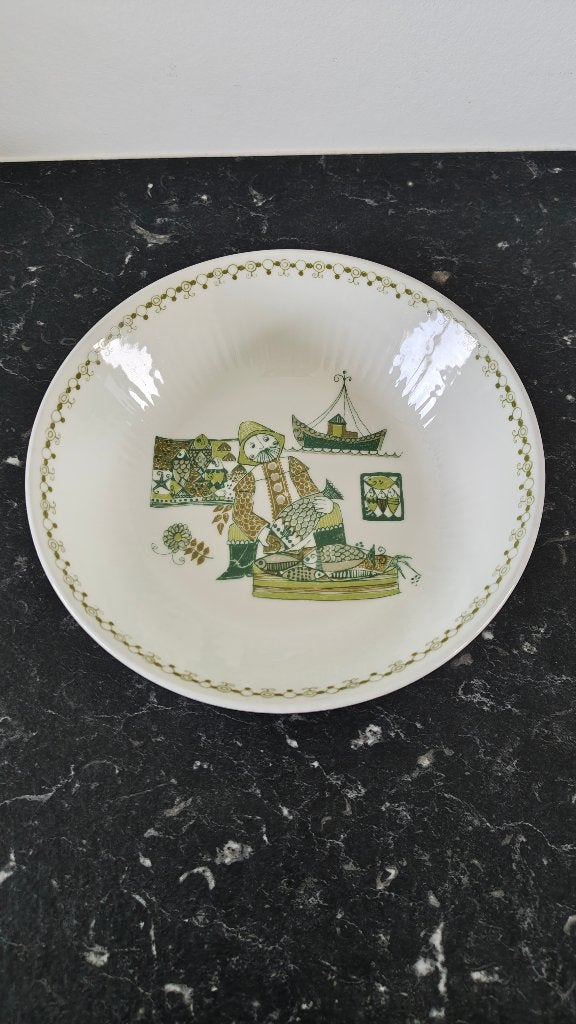 Figgjo flint schaaltje, Overige merken, Vintage, Ophalen of Verzenden, Porselein