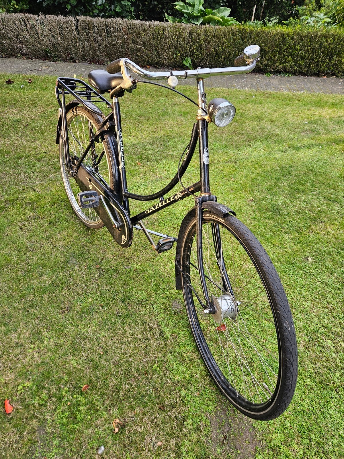 Gazelle basic omafiets 28 inch, Ophalen, Gebruikt, Handrem